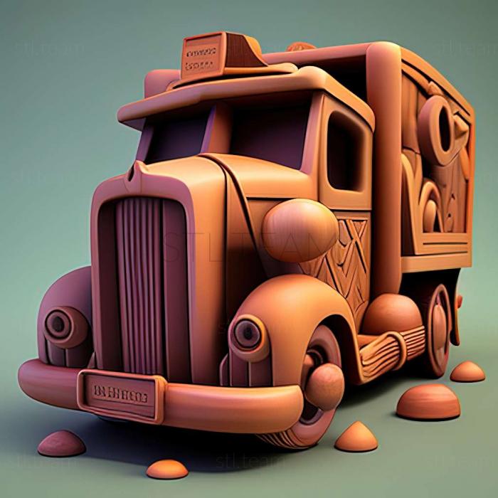 3D модель Игра Контрабандный грузовик (STL)